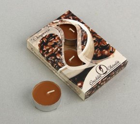 Набор чайных свечей ароматизированных "Эспрессо", 12г, 6штук